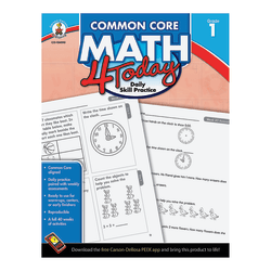 Carson-Dellosa Common Core Math 4 Today, Grade 1