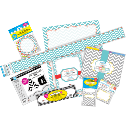 Barker Creek Chevron Designer Classroom Bulletin Board Set, Beautiful