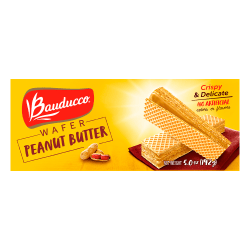 Bauducco Foods Peanut Butter Wafers, 5 Oz, Case Of 36 Packages