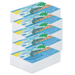 Pacon Newsprint Paper, 9" x 12", White, 500 Sheets Per Pack, Set Of 5 Packs