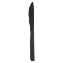 Eco-Products® 100% Recycled Polystyrene Cutlery, Knives, Black, Box Of 1000