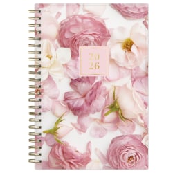 2026 Blue Sky Rachel Parcell Weekly/Monthly Planner, 5" x 8", Rose, January To December, 155534