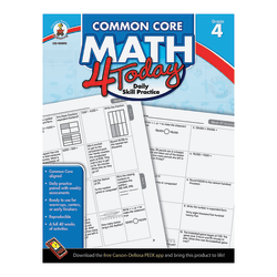 Carson-Dellosa Common Core Math 4 Today, Grade 4