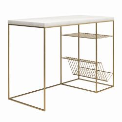 Ameriwood Home Mr. Kate Neely 42"W Computer Desk, Off-White