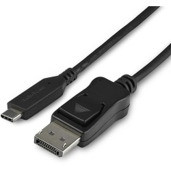 StarTech.com 3.3ft/1m USB C to DisplayPort 1.4 Cable Adapter - 8K/5K/4K USB Type C to DP 1.4 Monitor Video Converter Cable - CDP2DP141MB