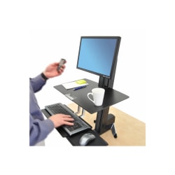 Ergotron® Work Surface For Workfit-S Workstation, Black