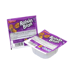 Malt-O-Meal Raisin Bran Cereal Bowls, 1 Oz, Pack Of 96 Boxes