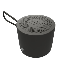 BAR audio® by cellhelmet® Mini Portable Bluetooth® Speaker with Detachable Strap, Gunmetal, BAR-SM-BT-SPKR