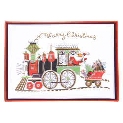 Graphique Holiday Boxed Cards, 5" x 7", Vintage Train, Box Of 15 Cards