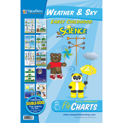 NewPath Learning Early Childhood Science Readiness Flip Charts, Weather & Sky