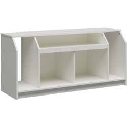 Ameriwood Home The Loft TV Stand For TVs Up To 59", 22"H x 47-9/16"W x 15-11/16"D, White