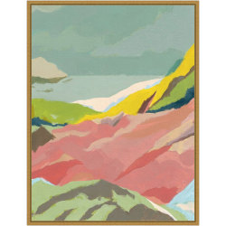 Amanti Art Candy Coast II Mountains by Jacob Green Framed Canvas Wall Art Print, 24"H x 18"W, Gold