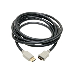 Tripp Lite HDMI 2.0b Extension Cable, 10', Beige/Black
