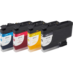 Brother Genuine Sublimation Standard Yield Assorted Colors Ink Cartridge Set, Set Of 4 Cartridges
