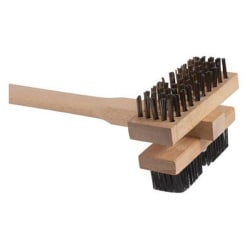 Carlisle Sparta Dual Broiler Brush, 48" x 7-3/4", Black