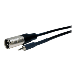 Comprehensive Standard - Microphone cable - XLR3 male to mini-phone stereo 3.5 mm male - 25 ft - shielded