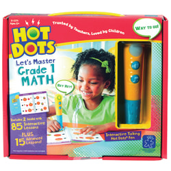 Educational Insights Hot Dots Let's Master Grade 1 Math