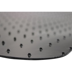 Floortex Advantagemat® Black Vinyl Rectangular Chair Mat for Carpets - 48" x 60" - Carpeted Floor - 60" Length x 48" Width x 0.090" Depth x 0.090" Thickness - Rectangular - Classic - Polyvinyl Chloride (PVC), Vinyl - Black - 1Each - TAA Compliant