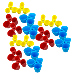 The Pencil Grip The Writing C.L.A.W., 3 Sizes, Assorted Colors, 6 Per Pack, Set Of 3 Sampler Packs