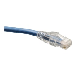 Eaton Tripp Lite Series Cat6 Gigabit Solid Conductor Snagless UTP Ethernet Cable (RJ45 M/M), PoE, Blue, 50 ft. (15.24 m) - Patch cable - RJ-45 (M) to RJ-45 (M) - 50 ft - CAT 6 - booted, snagless, solid - blue