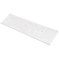 Macally Quick Switch Bluetooth Keyboard for Three Devices - Wireless Connectivity - Bluetooth - 110 Key(s) - ACEBTKEY
