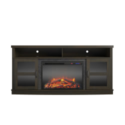 Ameriwood™ Home Ayden Park Fireplace TV Stand For 65" TVs, Espresso