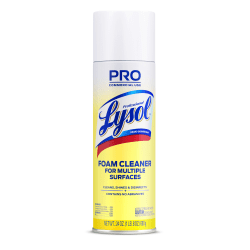 Lysol® Professional Disinfectant Foam Cleaner, 24 Oz Bottle