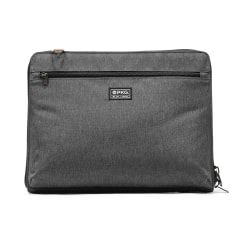 PKG Bags Wellington Messenger Bag, 14"H x 11"W x 2-1/2"D, 100% Recycled, Gray