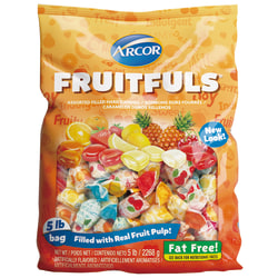 Arcor Assorted Candies, Fruit Filled, 5-Lb Bag