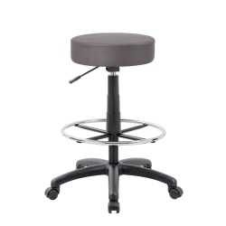 Boss Office Products DOT Mesh Stool, Gray/Black