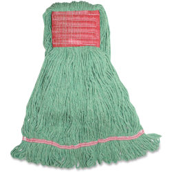 Genuine Joe Synthetic Blend Large Mophead - Large - Rayon, Cotton, Rayon, Fiber - 1 Each