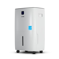 Commercial Cool Dehumidifier With Pump & Adjustable Humidistat, 50 Pint, 24-1/2"H x 15-1/2"W x 11-3/4"D