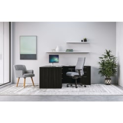 HON® Mod 60"W L-Station Computer Desk, Oak
