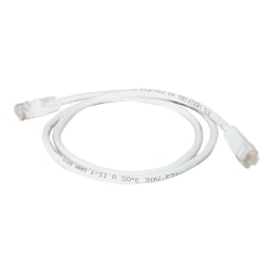 C2G-6ft Cat5e Snagless Unshielded (UTP) Network Patch Cable - White - Category 5e for Network Device - RJ-45 Male - RJ-45 Male - 6ft - White