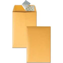 Quality Park® Redi-Strip™ Catalog Envelopes, 6" x 9", Self-Adhesive, Brown Kraft, Box Of 100
