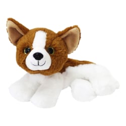 Office Depot® Brand Plush Animal Pencil Pouch, 4" x 11", Corgi