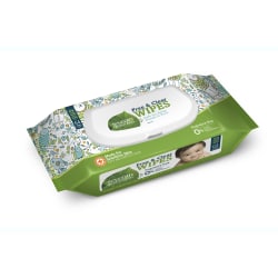 Seventh Generation™ Hypoallergenic Natural Baby Wipes, Unscented, Pack Of 64 Sheets