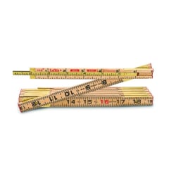 Crescent Wood Lufkin Rulers, 6' x 5/8", Tan, Pack Of 12 Rulers