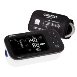 Omron® 10 Series® Upper Arm Blood Pressure Monitor and Cuff with Bluetooth® & Wide Backlit LCD Display, BP7465