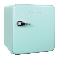 Magic Chef 1.6 Cu. Ft. Retro Mini Fridge With Manual Defrost, Green