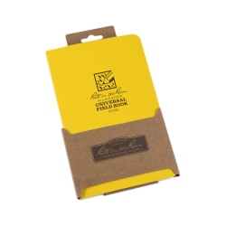 Rite in the Rain All-Weather Field Flex Bound Books, 4-1/4" x 7-1/4", Yellow, Set Of 6 Books