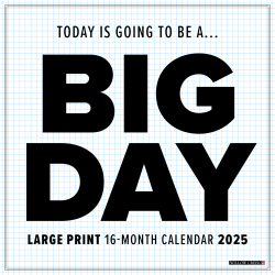 2025 Willow Creek Press Art & Design Monthly Wall Calendar, 12" x 12", Big Day, January To December, O41758