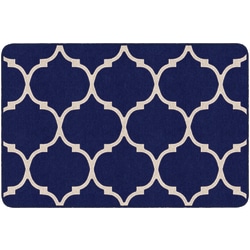 Flagship Carpets Moroccan Trellis Rectangular Rug, 48" x 72", Blue