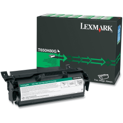 Lexmark™ T650H80G Remanufactured Black Toner Cartridge