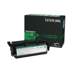 Lexmark™ T654X80G Remanufactured Black Toner Cartridge
