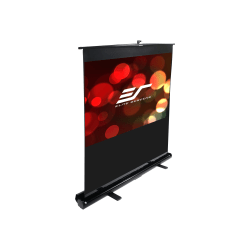 Elite ez-Cinema F68NWX - Projection screen with floor stand - 68" (68.1 in) - 16:10 - MaxWhite - black