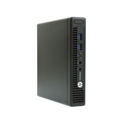 HP EliteDesk 800 G2 Refurbished Desktop PC, Intel® Core™ i5, 16GB Memory, 256GB Solid State Drive, Windows® 10 Pro