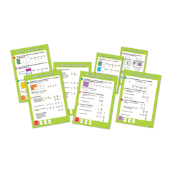 Carson-Dellosa Bulletin Board Set, Fractions, Pack Of 7 Pieces