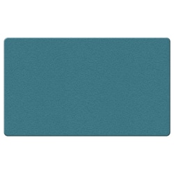 Ghent Fabric Bulletin Board With Wrapped Edges, 47-7/8" x 71-7/8", Teal