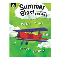 Shell Education Summer Blast Activity Book, Getting Ready For Grade 5